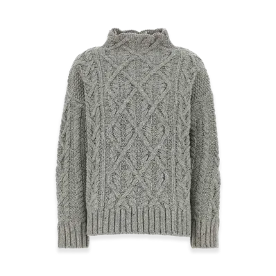 Jil Sander Women's Wool Sweater "Grey"