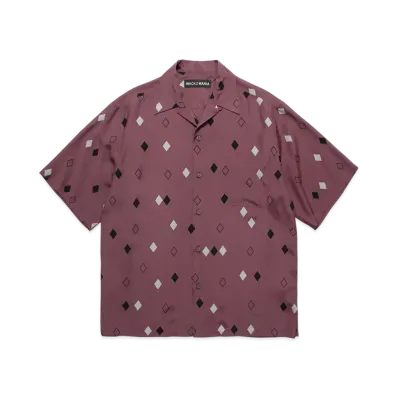 WACKO MARIA Diamond Hawaiian Shirt "Purple"