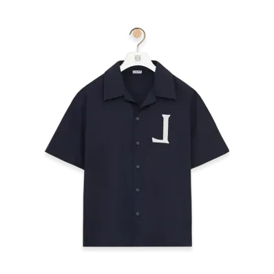 LOEWE Short-Sleeve Shirt "Dark Navy"