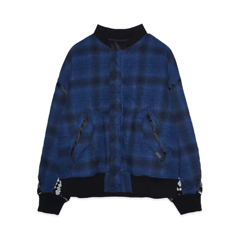 DISCOVERED PENDLETON CROCHET SLEEVE MA-1 "BLUE"