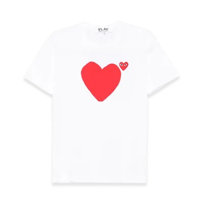PLAY COMME des GARCONS T-Shirts "White"