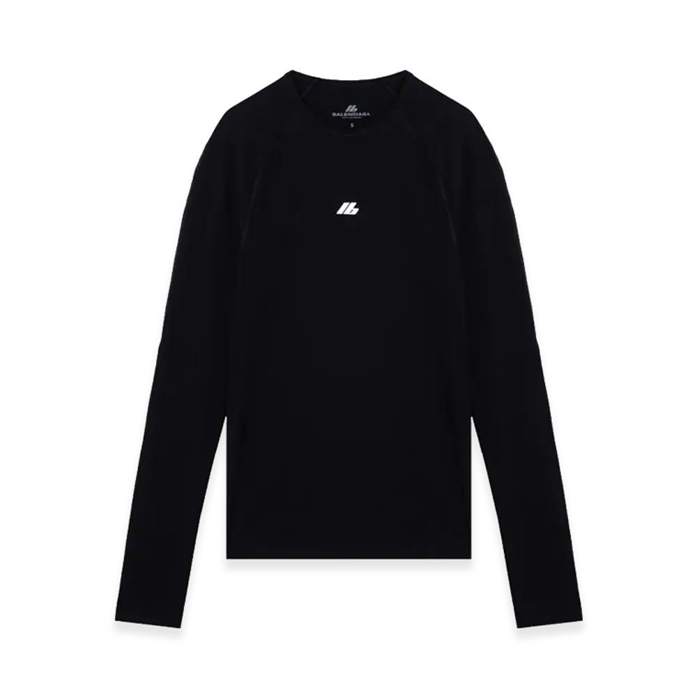 BALENCIAGA Tops with Logo "Black"