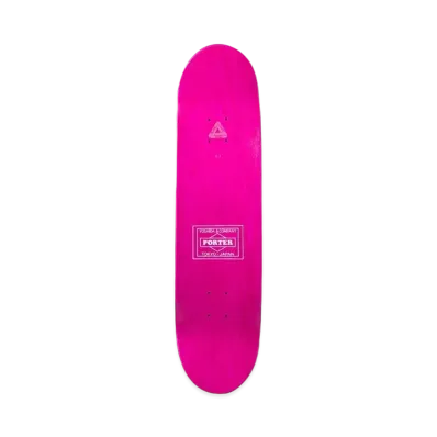 PALACE x PORTER YOSHIDA Skateboard Deck "Black/Pink"