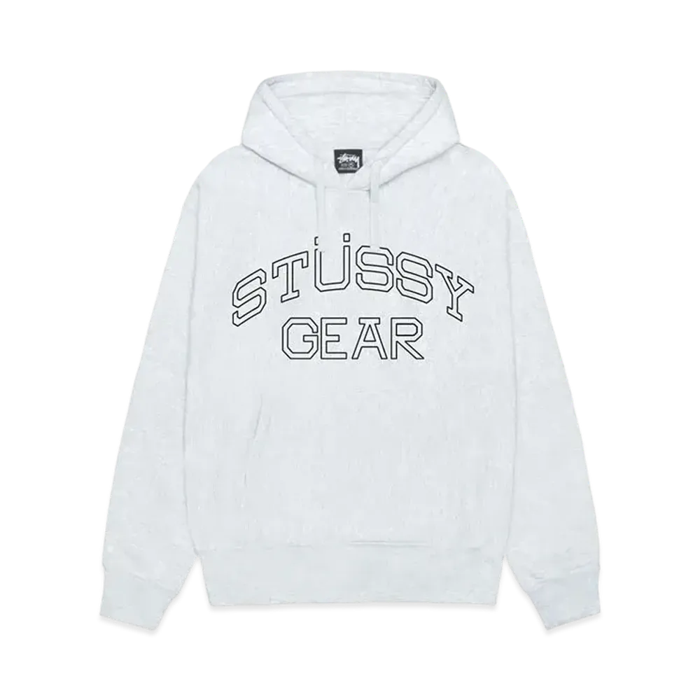 Stussy Gear Hoodie "Ash Heather" (FA24)
