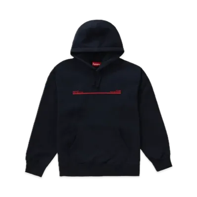 Supreme Shop Hooded Sweatshirt London "Navy"