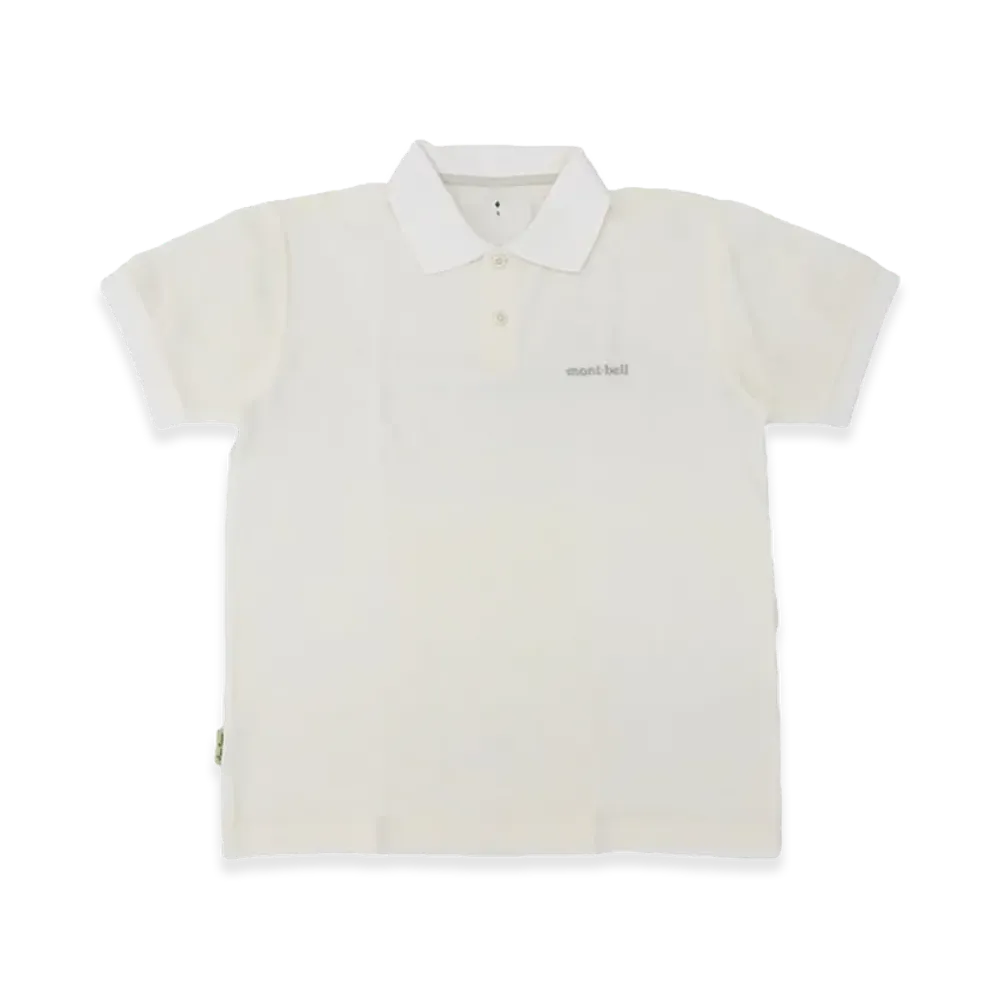 mont-bell Corespun Polo Shirt "White"