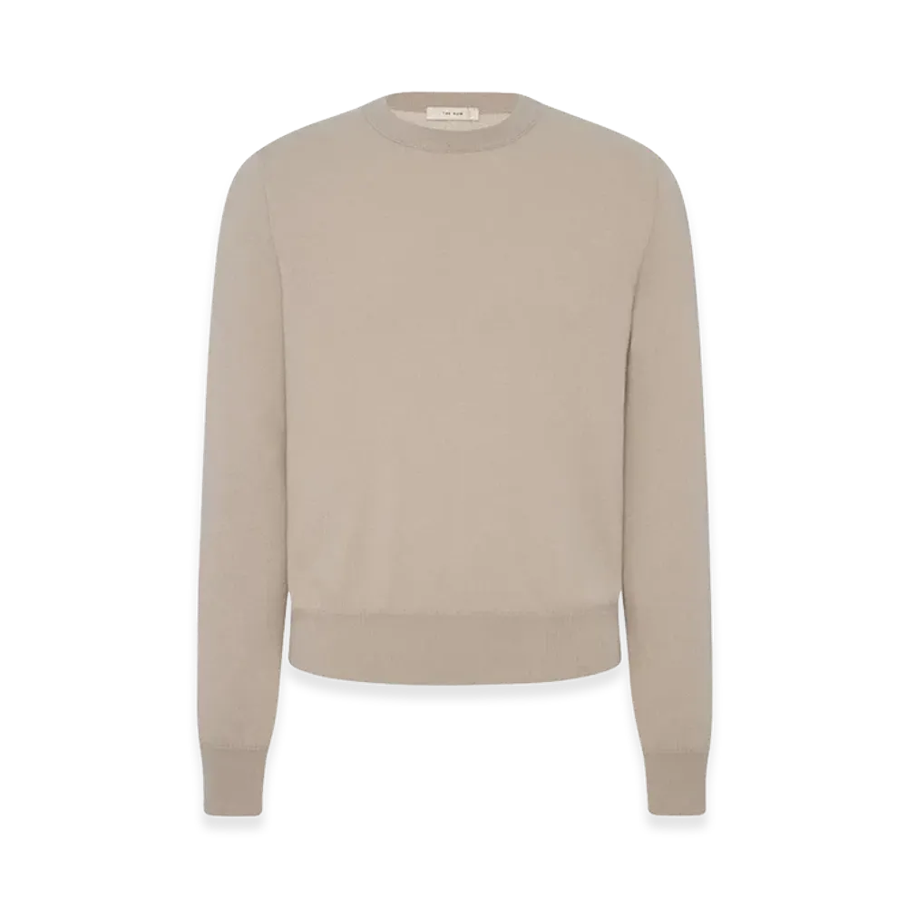 The Row Benji Crew Neck Sweater "Limestone"