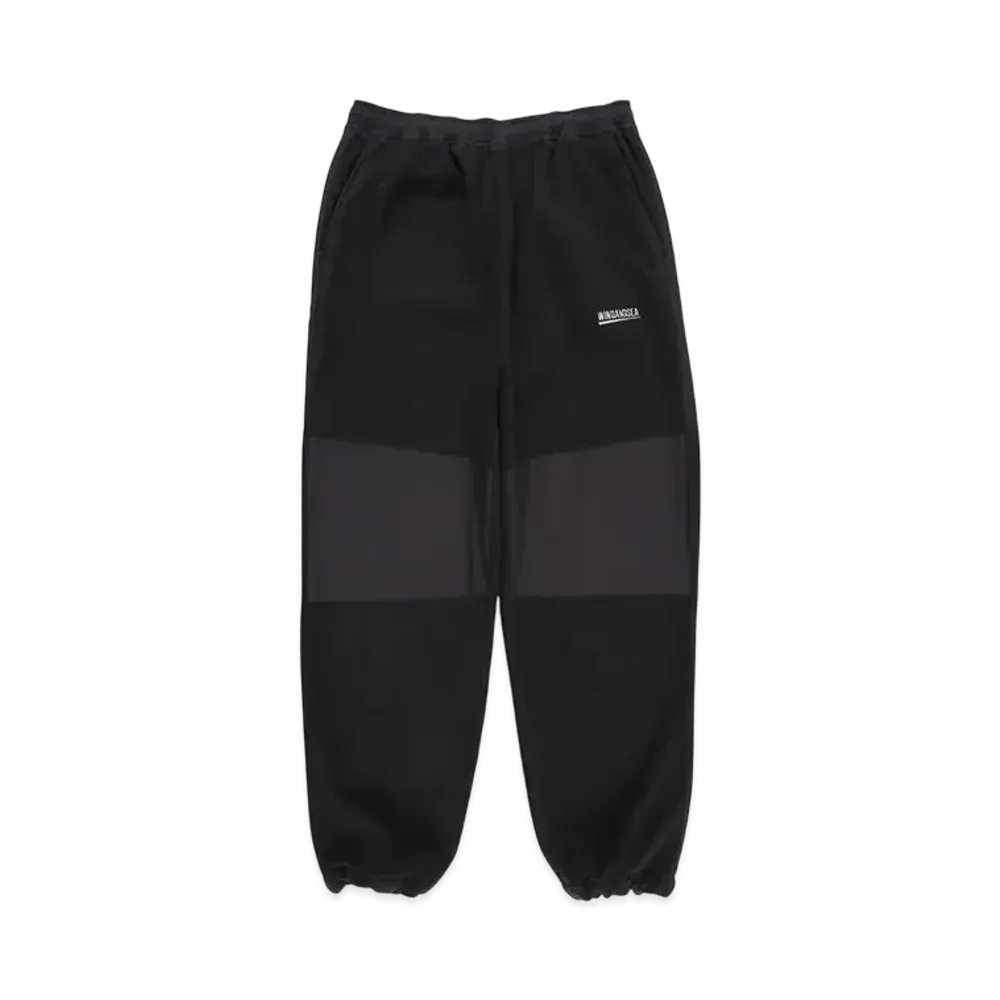 WIND AND SEA Fishnet Recycled Nylon Fleece Pants "Black"