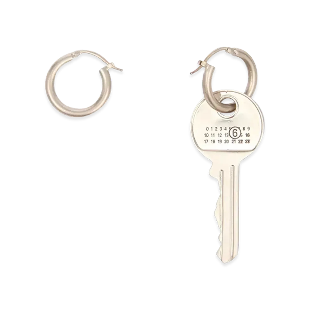 MM6 Maison Margiela Women's Earring Key' Earrings "Silver"