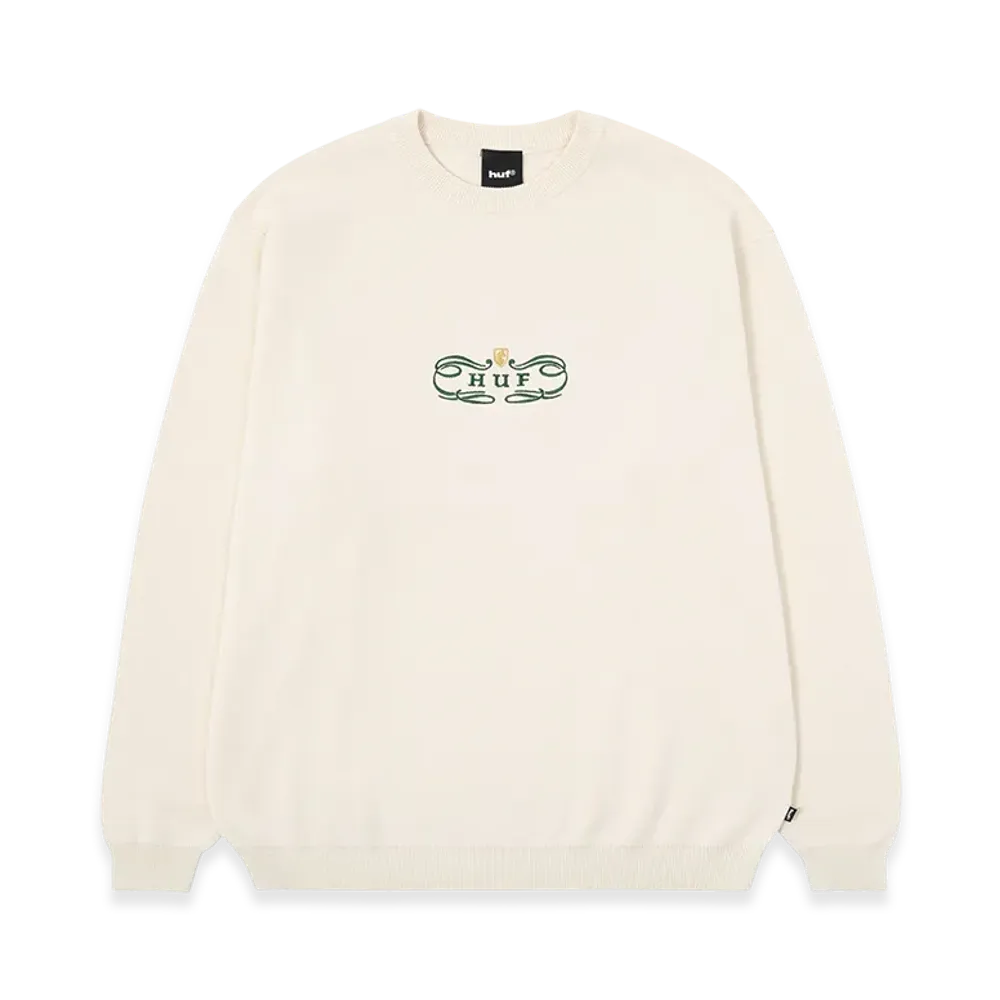 HUF WINTER 25 Worldwide Clothiers Sweater "Natural"