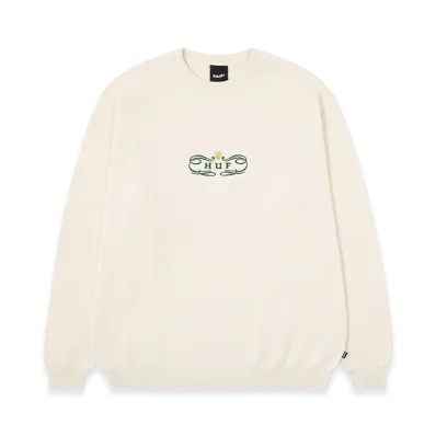 HUF WINTER 25 Worldwide Clothiers Sweater "Natural"