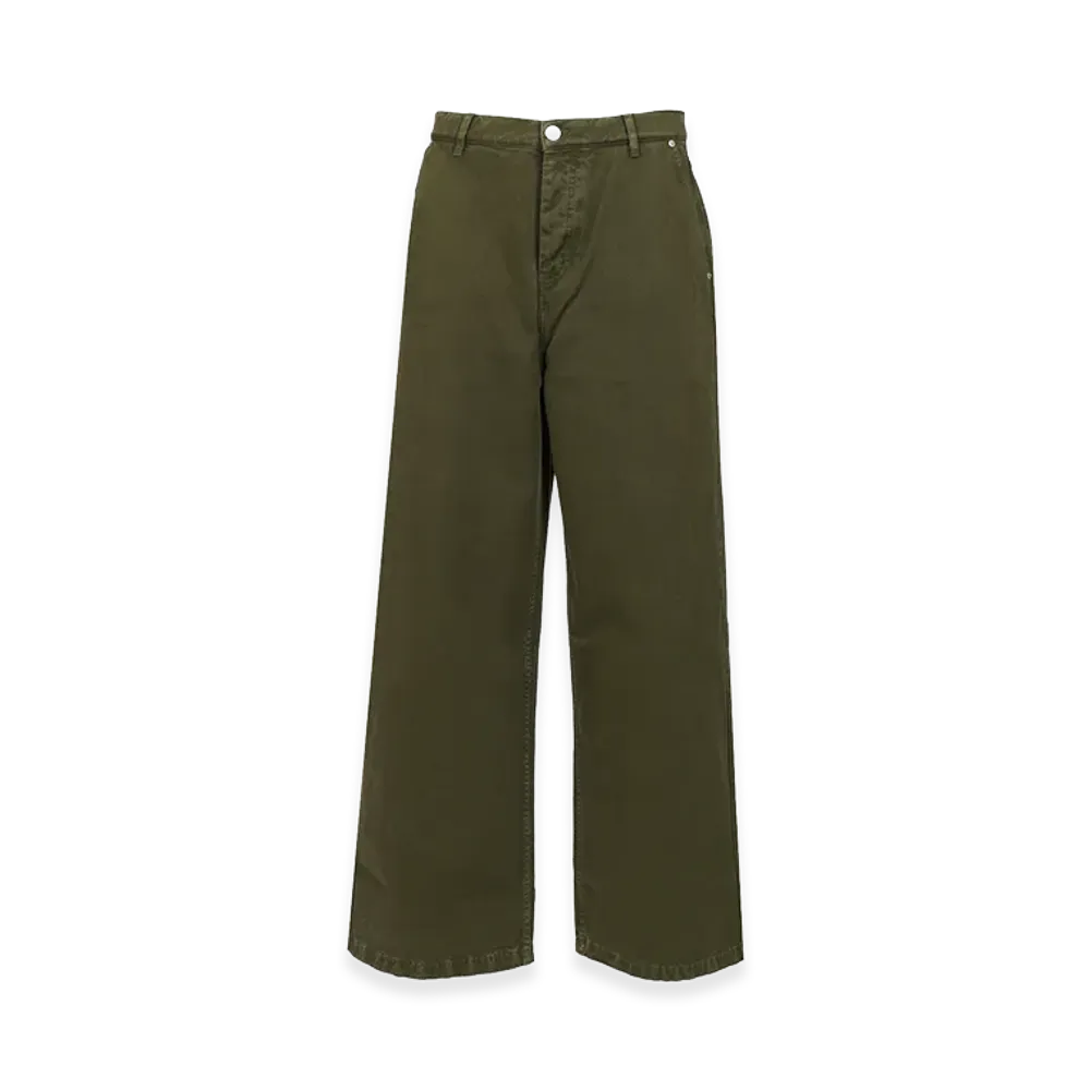 AMI PARIS Cotton Jeans "Dark Green"