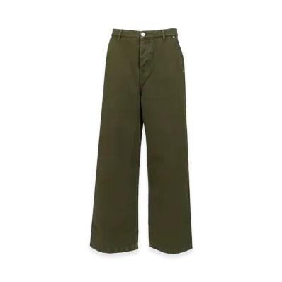 AMI PARIS Cotton Jeans "Dark Green"