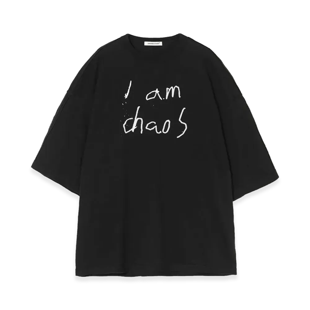 UNDERCOVER Cotton Rayon T-shirt "Black"