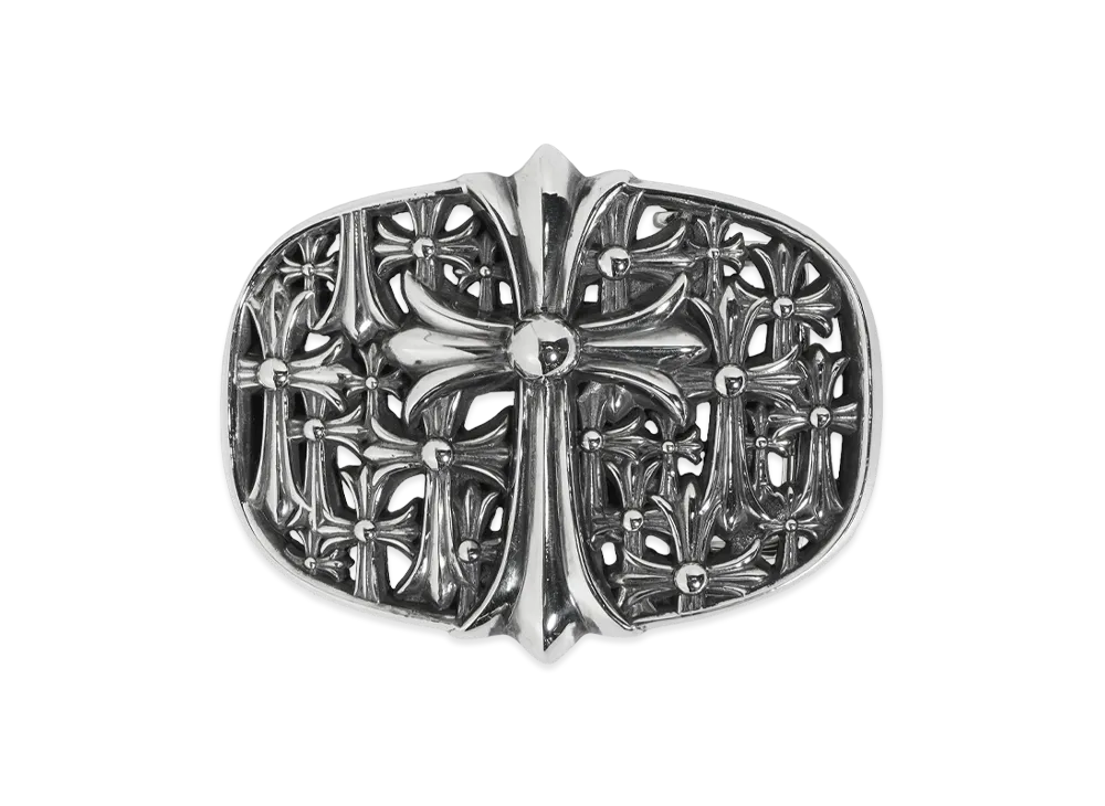 Chrome Hearts Cemetary Cross Buckle W1.5 "Silver"