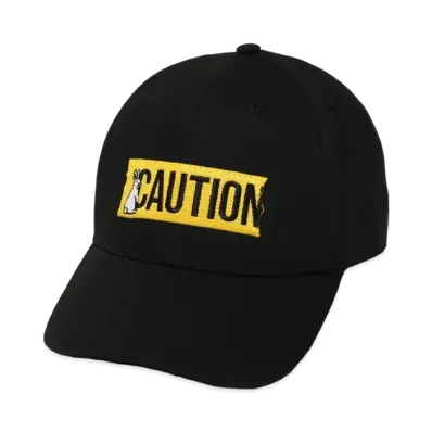 FR2 Caution Embroidery Cap "Black"