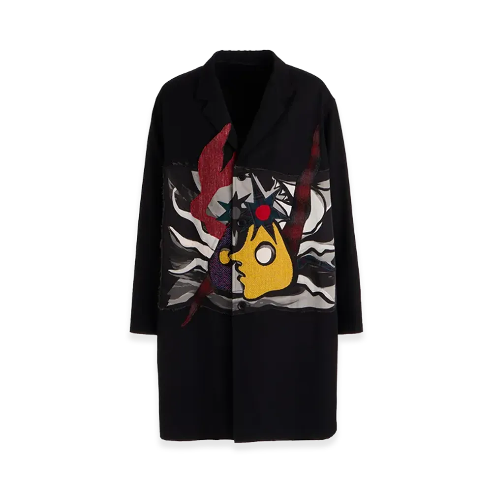 Ground Y x Taro Okamoto Mixed-Media Composition Jacket ”Seaside” "Black"
