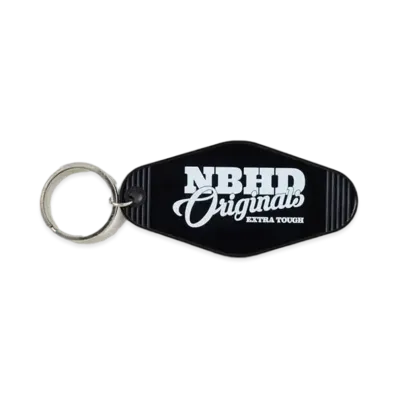 NEIGHBORHOOD Motel Type Key Tag-1 "Black"