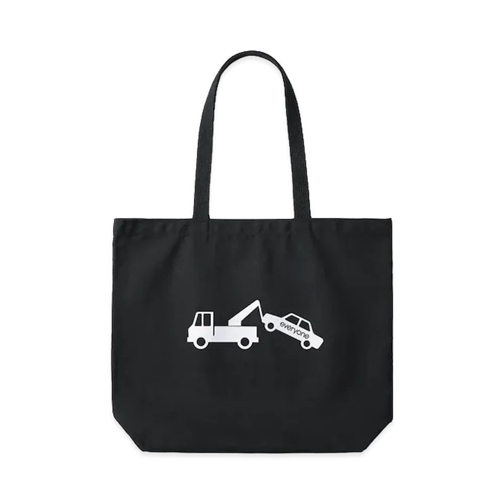 everyone Wrecker Canvas Tote "Black"