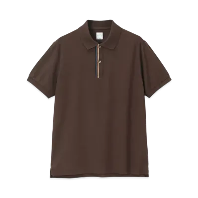 Paul Smith Signature Striped Polo Shirt "Brown"