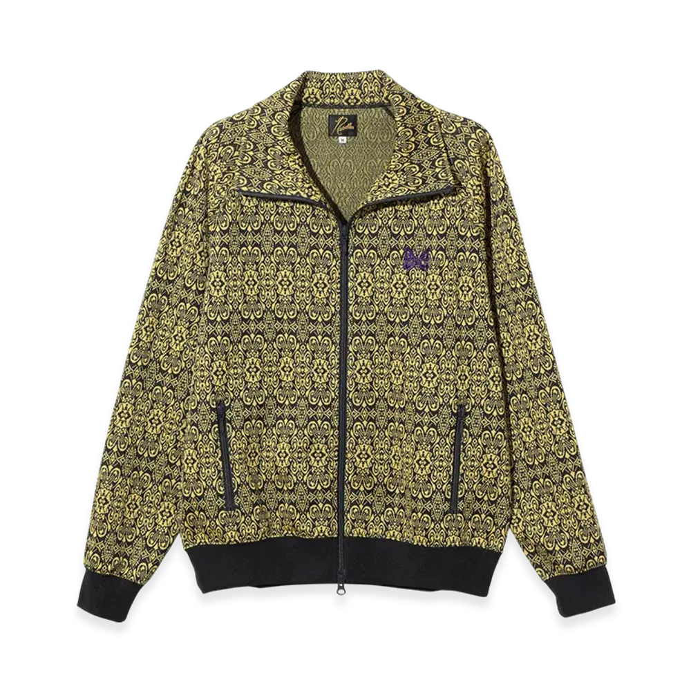 NEEDLES Track Jacket - Poly Jacquard "Yellow"