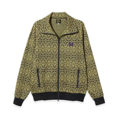 NEEDLES Track Jacket - Poly Jacquard "Yellow"