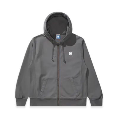 UNDEFEATED Icon Zip Hood "Gray"