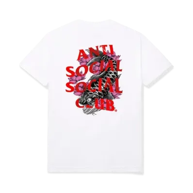 ANTI SOCIAL SOCIAL CLUB FA22 Whiskers White Tee Japan Limited "White"