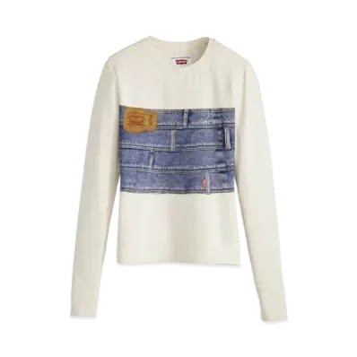 Levi's x ADSB ANDERSSON BELL Second Skin Top #1 "Denim Print"