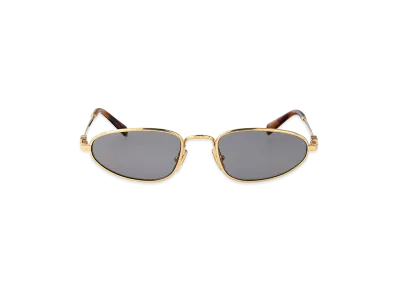 MIU MIU Women's Metal Logo Sunglasses "Gold"