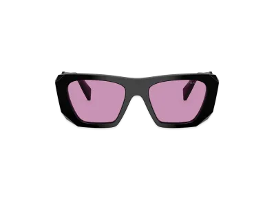 PRADA Women's Eyewear Symbole Sunglasses "Black/Violet"