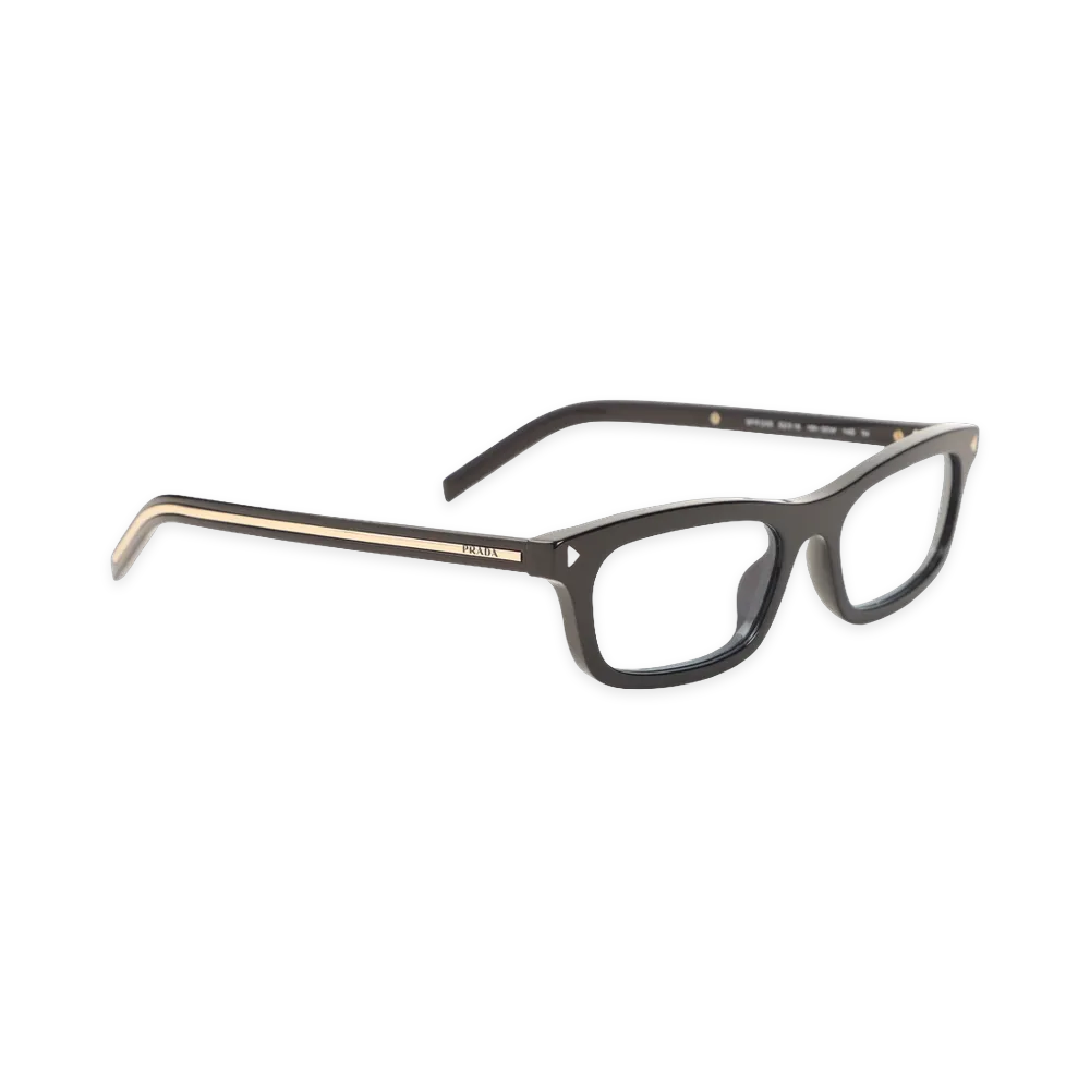 PRADA Women's Iconic Plaque Acetate Sunglasses "Black Black Blue"