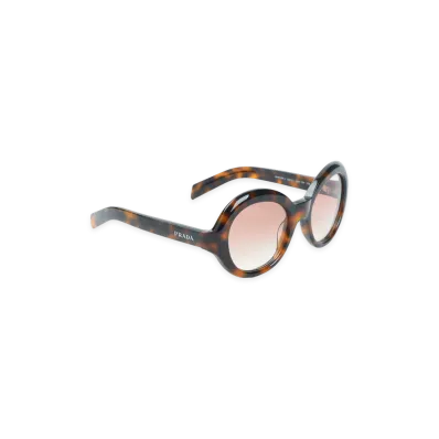 PRADA Women's Logo Acetate Sunglasses "Juniper Tortoise/Brown"