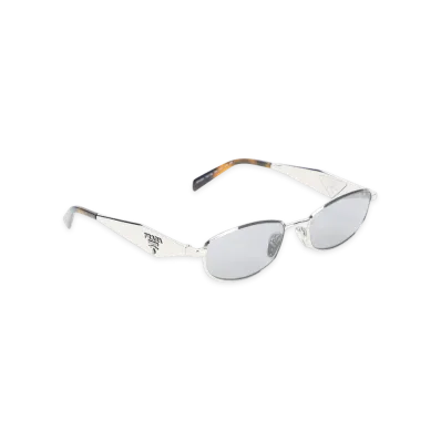 PRADA Women's Metal Sunglasses "Silver Silver"