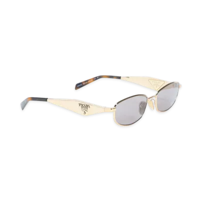PRADA Women's Metal Sunglasses "Gold Gold"