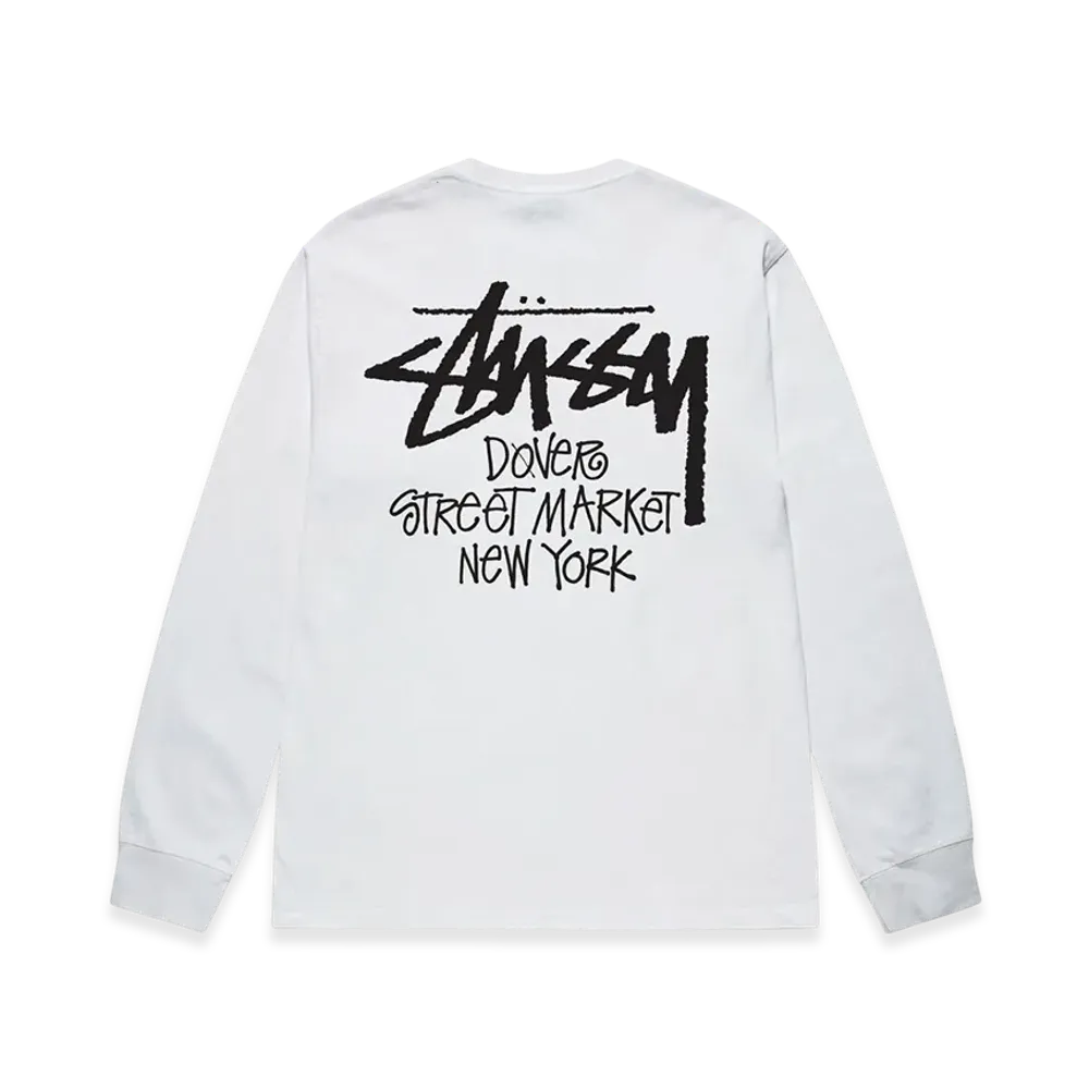Stussy DSM New York Long Sleeve Tee "White"