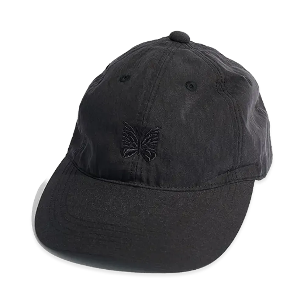 NEEDLES x STUDIOUS Nylon Cap - Papillon Embroidery "Black"