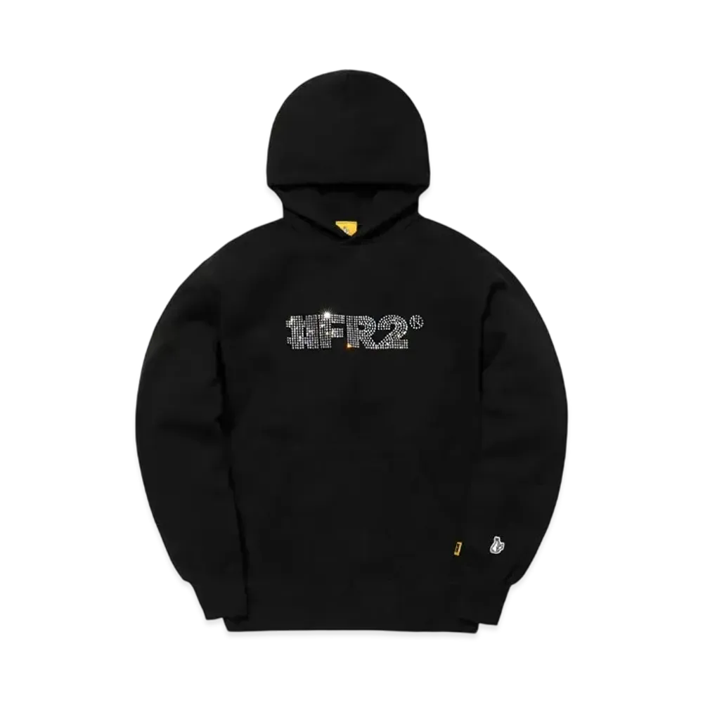 FR2 Rhinestone Logo Hoodie "Black"