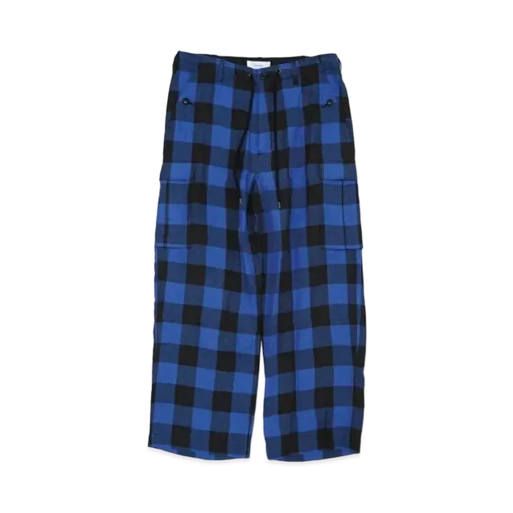 FACETASM Buffalo Check Pants "Blue Check"