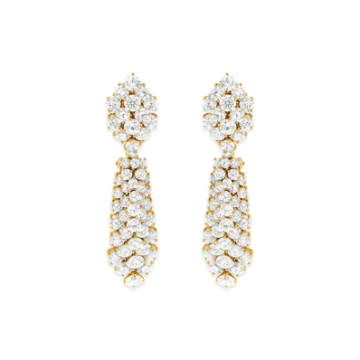 Van Cleef & Arpels A Cheval earrings transformable model large model "18K Yellow gold/Diamond"
