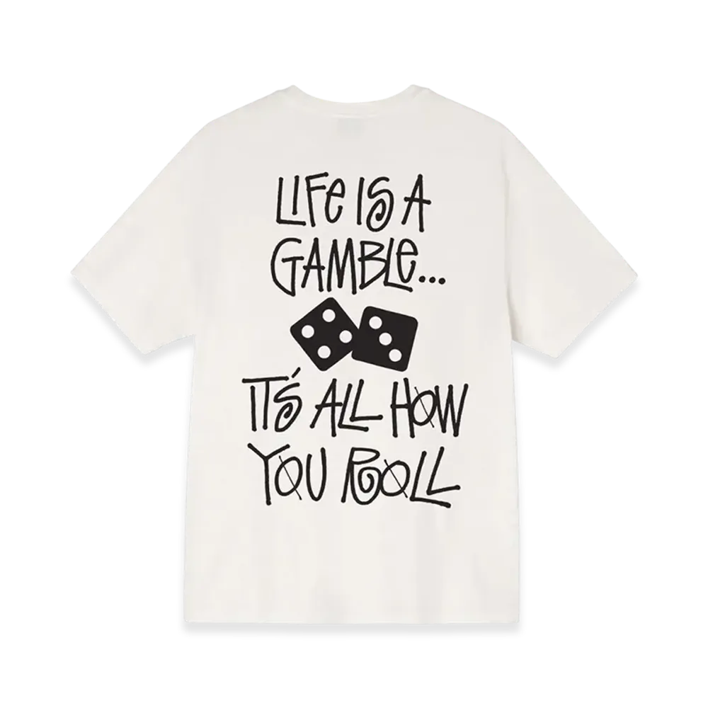 Stussy Life Is A Gamble Pigment Dyed Tee "Natural"