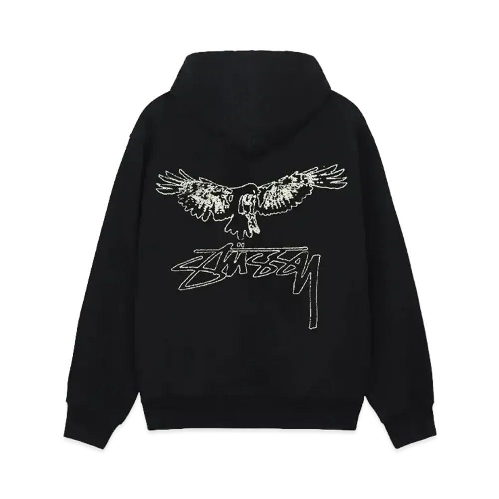 Stussy Wingspan Hoodie "Black"