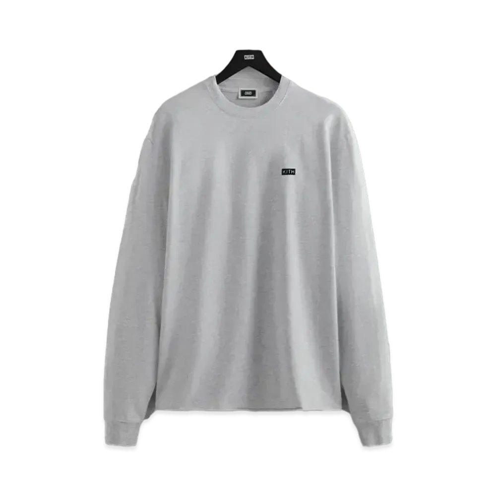 Kith Long Sleeve Lax Tee "Light Heather Grey"