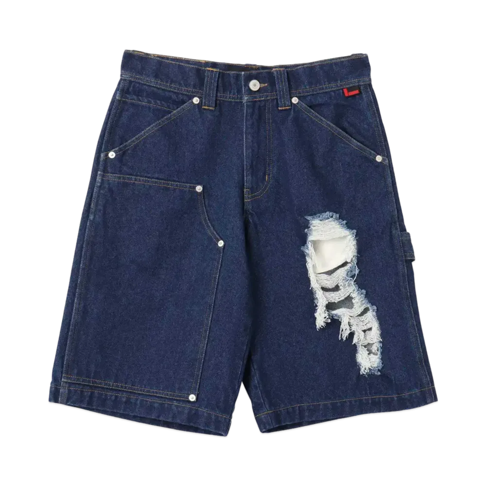 atmos pink x FUBU Denim Half Pants "Indigo"