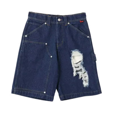 atmos pink x FUBU Denim Half Pants "Indigo"
