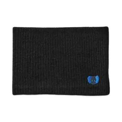 Uniqlo x KAWS Winter Kids Heattech Suffle Yarn Knit Neck Warmer "Black"