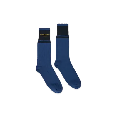 Stone Island Marina 9600001 Printed Cotton "Marine Blue"