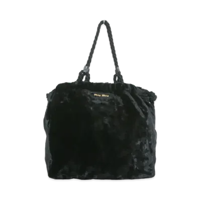 MIU MIU Velvet Bag "Black"