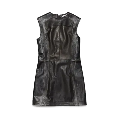 Acne Studios Sleeveless Leather Dress "Black"