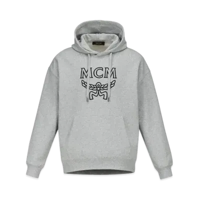 MCM Classic Logo Hoodie In Organic Cotton "Grey"